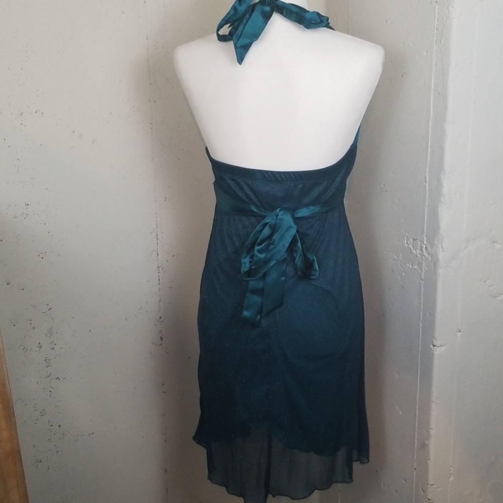 Speechless Emerald Green Backless Halter Dress - image 4